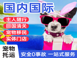 无锡硕放机场邮寄国际宠物托运 【国